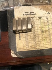 Ridgid 3/8&Prime; &ndash; 16 UNC RH High Speed Steel 500B Bolt Dies 48615 Open Box
