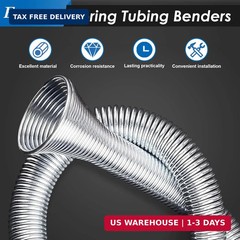Spring Tubing Benders Kit 1/4, 5/16, 3/8, 1/2 and 5/8 Inch 5 in 1 Tube Bender Se
