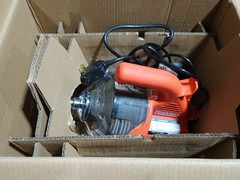 Ridgid Powerclear 120-Volt Drain Cleaning Snake Auger Machine &ndash; USED ONCE!