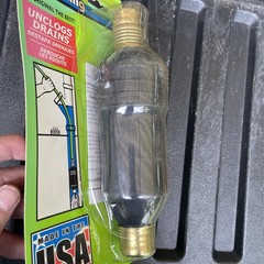 GT Water Products 750 3 to 6 Dia. in. Cup Drain Unclogger 11 L in.