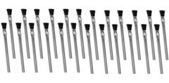 (24) Oatey 30712 Acid Brushes 6&Prime; w/ Horsehair Bristles for Solder Flux Contact