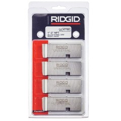 RIDGID 47750 Threading Machine Alloy NPT Pipe Dies 1&Prime; to 2&Prime; Universal Die Heads