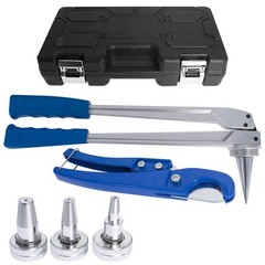Pex Expander Expansion Tool Kit W/ 1/2&Prime; 3/4&Prime; 1&Prime; Expansion Head Hard Housing