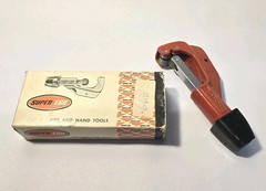 Vtg 1965-75 SUPER EGO No. 732 Tubing Cutter 1/8&Prime; to 1-1/4&Prime; OD Made in SPAIN NOS