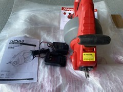 👉✅20V Max Lithium Electric Drain Snake Auger Kit, 25 Ft Flexible Cable, Automa