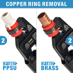 iCrimp ICP-CT02 PEX Crimp Fitting Removal Tool for Removing 1/2-in, 3/4-in, 1-in