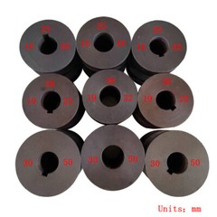 TECHTONGDA Pipe Bender Roller 9Round/Square Dies Tube Bending Machine 110V US