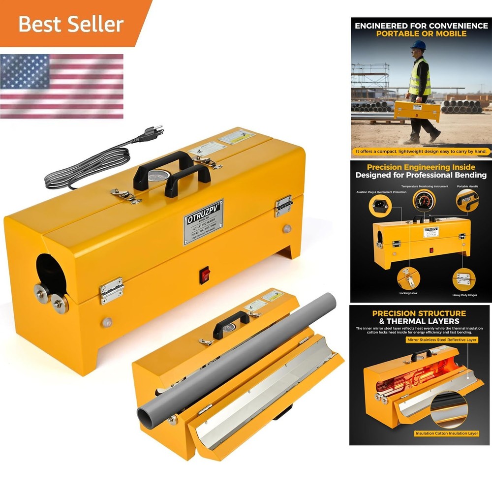 1/2&Prime;&ndash;2&Prime; PVC Conduit Heater Box, Electric PVC Bender Tool for Schedule 40/80 Heat