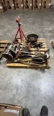 RIDGID Universal Pipe Threading Machine 1/8&ndash;2&Prime; NPT w/ Die Head, Pipe Die, Stand