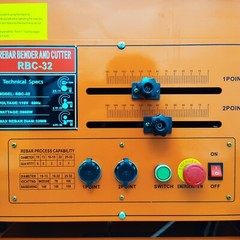 110V 3KW Electric Hydraulic Steel Rebar Bending & Cutting Machine 1-1/4&Prime; 0-180&deg;