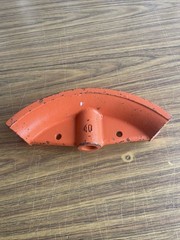 Orange Cast Iron Pipe Bending Die 1 1/2&rdquo; 40