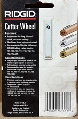 2pk RIDGID 41317 Model E-3469 Replacement Wheels for Tubing Cutter NEW