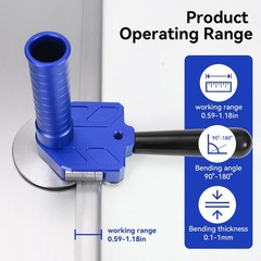 Sheet Metal Bender One Station Disc,90&deg;180&deg; Bending Angle Sheet Metal Roller,&hellip;