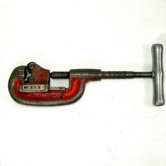 RIDGID No. 1-S / 1-2 Heavy Duty Pipe Cutter 1/8&Prime; to 1-1/4&Prime; Made in USA Elyria OH