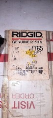 RIDGID 47765 1/2&Prime; &ndash; 3/4&Prime; NPT THREADING DIES HIGH SPEED FOR UNIVERSAL HEADS NEW