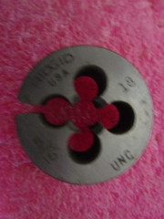 Lot of 2 &ndash; Ridgid 38340 UNC Bolt Threader Button Die, 5/16-18