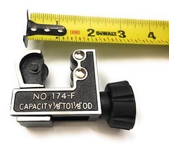 3/4-Inch Copper Pipe Tubing Cutter ,cut (1/8 To 1-1/8&rdquo;) 1/2&rdquo;
