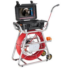 Sewer Camera 328 Ft/100M Self-Leveling Drain Camera with 10.1&Prime; Touchscreen