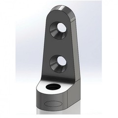 Empire Industries 153B0038 Side Beam Connector 3/8 Plain Finish