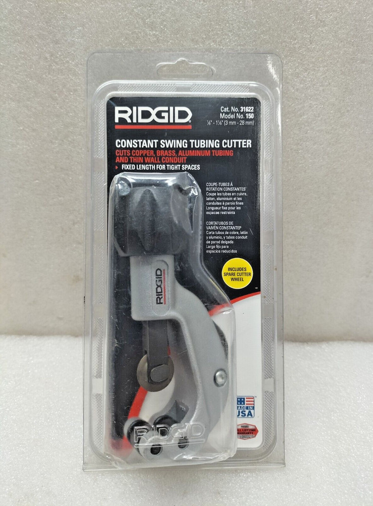 RIDGID 150 CONSTANT SWING TUBING CUTTER 31622 (3mm-28mm)
