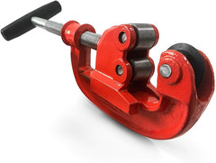 Heavy Duty Pipe Cutter 1/8 to 2 in Steel Tubing Cutter Hand Tool 3-Wheel Pro USA