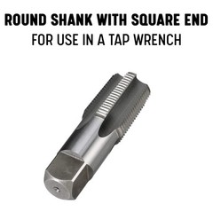 Drill America DWTPT1/16 1/16&Prime;-27 NPT Pipe Tap, Carbon Steel, DWTPT Series