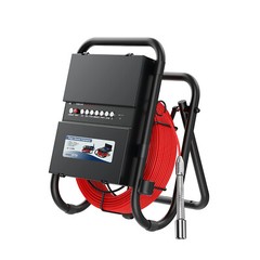 50M Sewer Drain Pipe Inspection Camera with 23mm Endoscope Probe 7&Prime; DVR Recorder