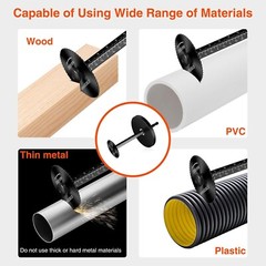 Inside Pipe Cutter for PVC Pipe, Cutter Tool Set with Scale &ndash; Adjustable Depth G