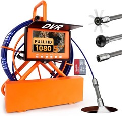 Comprehensive 1080P Sewer Inspection Camera with Integrated Tool Box System