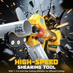 Cordless PVC Pipe Cutter for DEWALT 20V Battery, 1-5/8&Prime; (32Mm) Pipe Cutter Tool