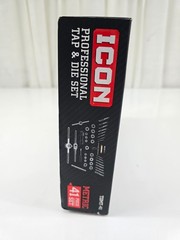 ICON 41pc. METRIC Professional Tap & Die Set with Storage Case Model #59159 NEW