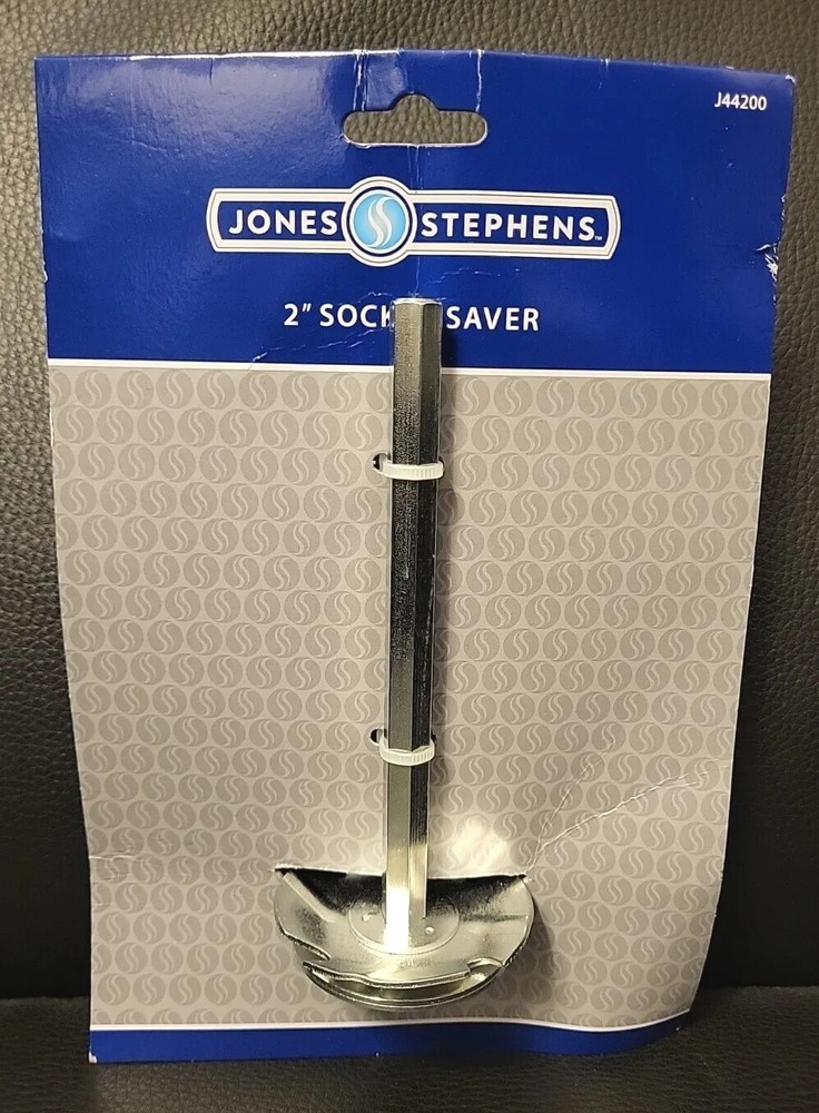 Jones Stephens J44-200 2&Prime; Inch Pipe Socket Saver Carded Work w/ABS & PVC DWV NEW