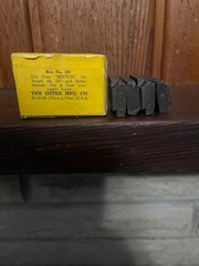 Vintage Oster Dies sizes 1/4&Prime; & 3/8&Prime; npt, symbol 1T, cat. 502,552,582,782,792