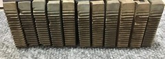 Lot of 11 Oster 326 Pipe Threader Die head replacement cutter bits 4-1/2 & 5