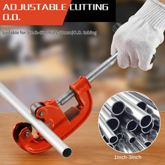 Professional Pipe Cutter Tool for 1-3&Prime; Pipes,Heavy Duty Metal Tube Cutter to Gal
