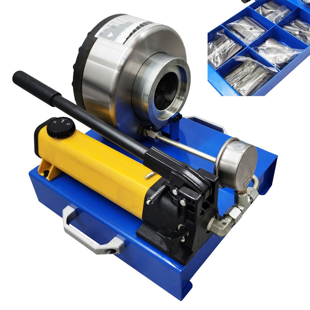 1&Prime; Manual High-pressure Pipe Press Pipe Shrinking Machine Hose Crimper