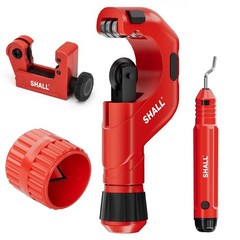 Heavy Duty 4-Piece Tubing Cutter Set for Copper, PVC, Aluminum & Stainless Steel