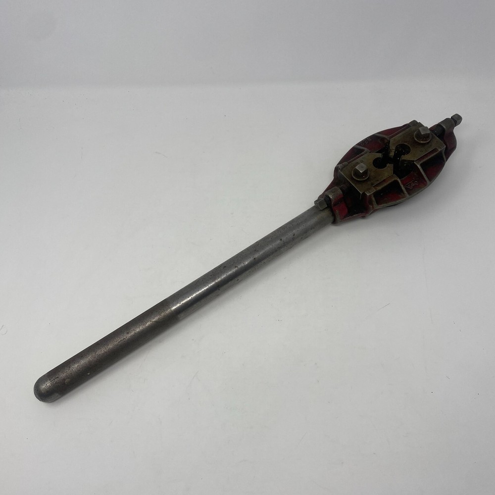 Vintage Pipe Threader with 1/2&Prime; Die Set and Guide &ndash; Greenfield Mass. USA