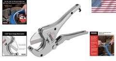 Precision Plastic Pipe Cutter &ndash; Quick Measure Scale &ndash; Silver