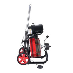 VEVOR Drain Cleaner Machine Electric Drain Auger 100FT x 3/8 Inch Auto Feed