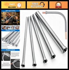 Versatile Tube Bender Set for 1/4&rdquo;, 3/8&rdquo;, 1/2&rdquo;, 5/8&rdquo;, 3/4&rdquo; Copper, Aluminum