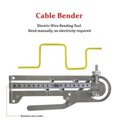 Portable Wire Bender Stainless Steel Electrical Bending Jig Max 16.4mm Cable