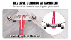 SIHAO Pipe Tube Bender 90&deg; Forward/Reverse Pipes Bending Tools with 7 Dies US