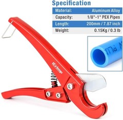 Compact & Lightweight iCrimp PEX Pipe Cutting Tool &ndash; Ideal for Plumbers & DIYers