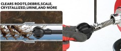 Heavy-Duty 6-Blade Root Cutter for 1.5-4&Prime; Pipes &ndash; 9-in-1 Set