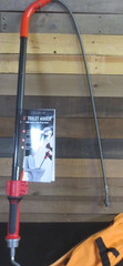 DrainX 6 Foot Toilet Auger | Manual or Drill Powered