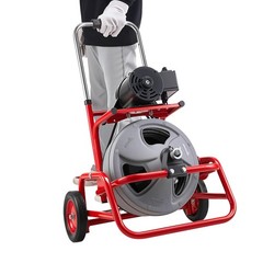 VEVOR Drain Cleaner Machine 75 FT x 3/8 Inch Manual Feed Sewer Auger 6 Cutters