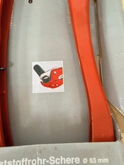 Rothenberger Rocut 63S Plastic Pipe Ratchet Shear 55095E