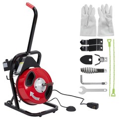 Drain Cleaner Machine ,50FT x 1/2 Inch Portable Electric Drain Auger Sewer Snake