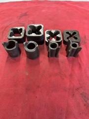 Vintage Craftsman USA Pipe Threader With 6 Square Dies & 4 Pipe Guides USA Old